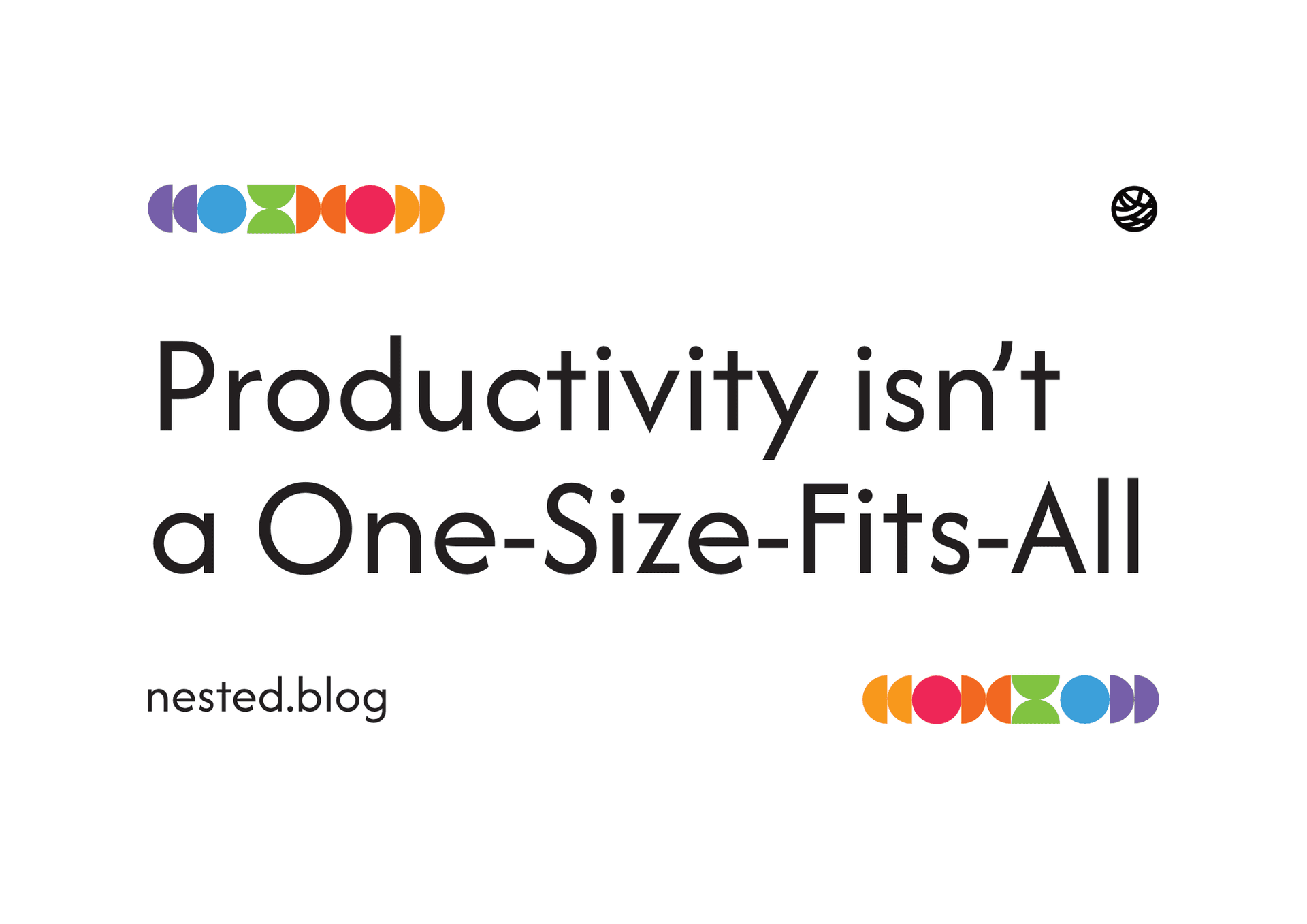 Why Productivity Isn't a One-Size-Fits-All