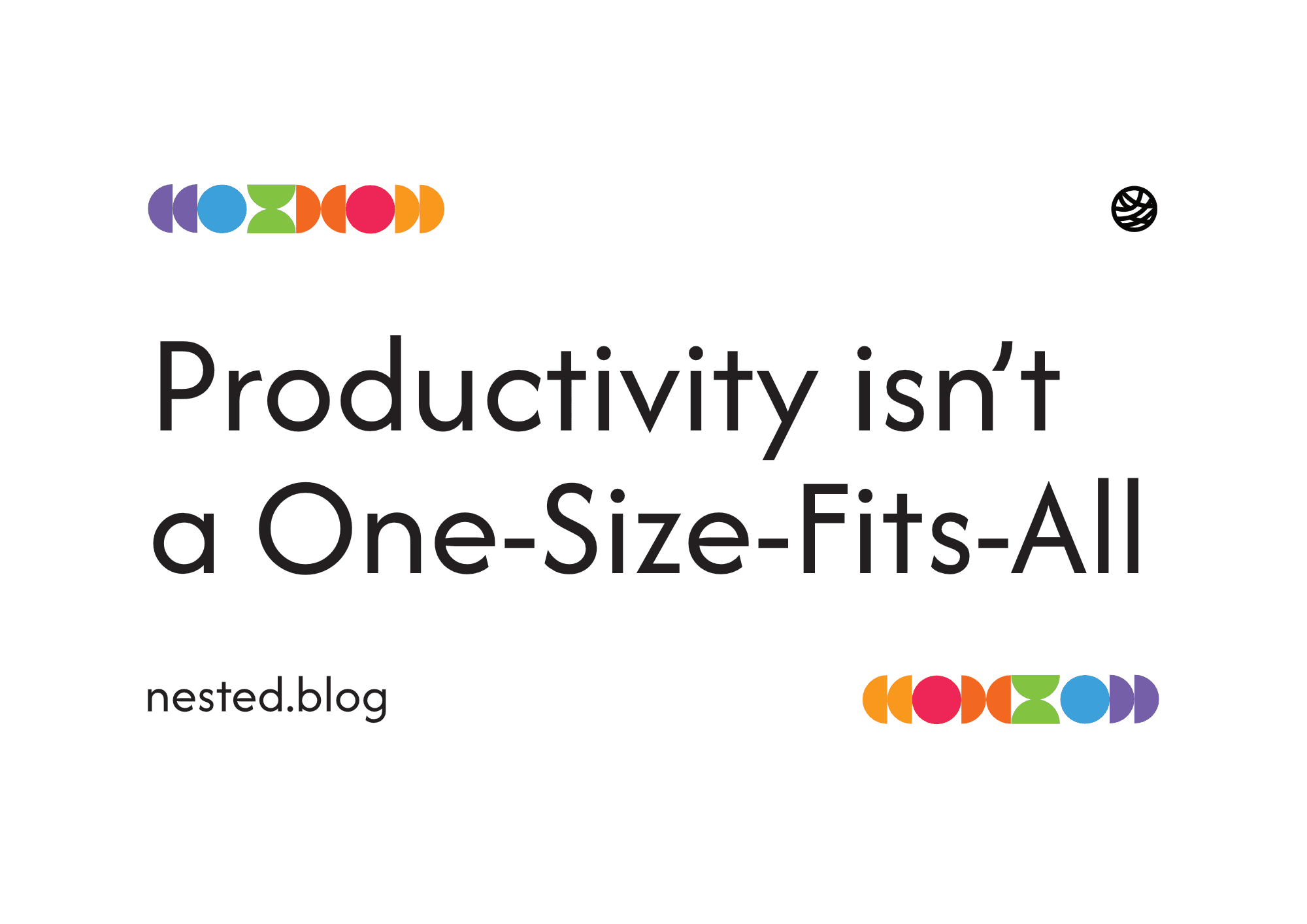 Why Productivity Isn't a One-Size-Fits-All