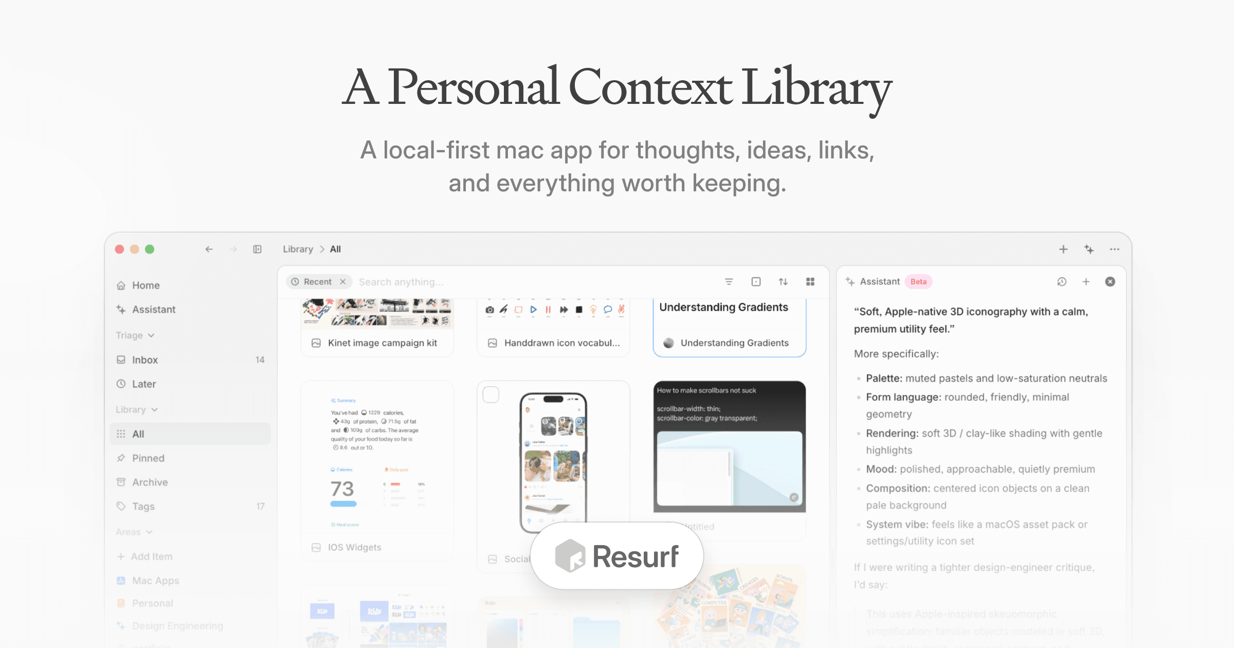 Screenshot of Resurf