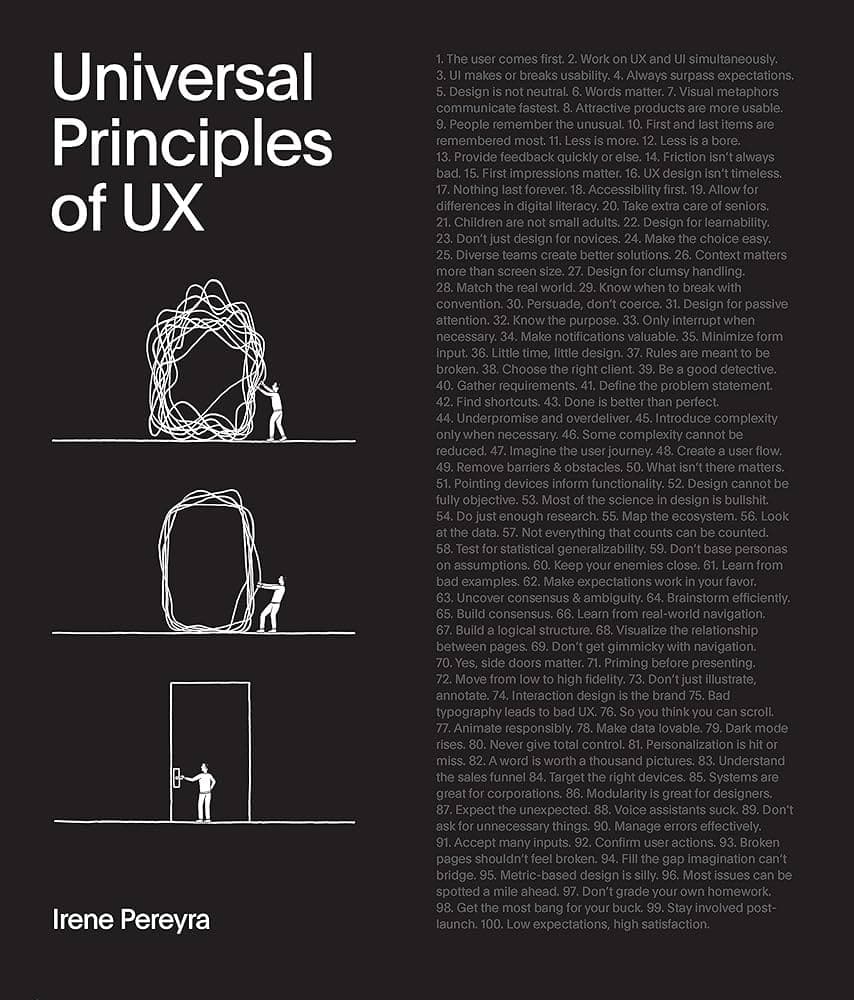 Book cover Universal Principles of UX