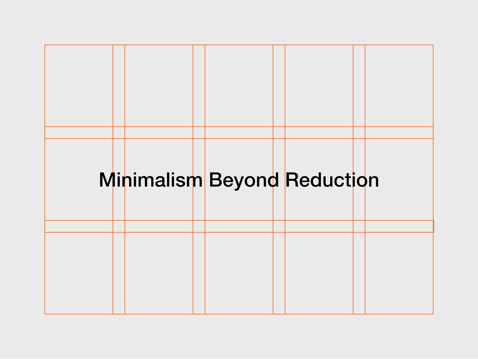 Minimalism Beyond Reduction