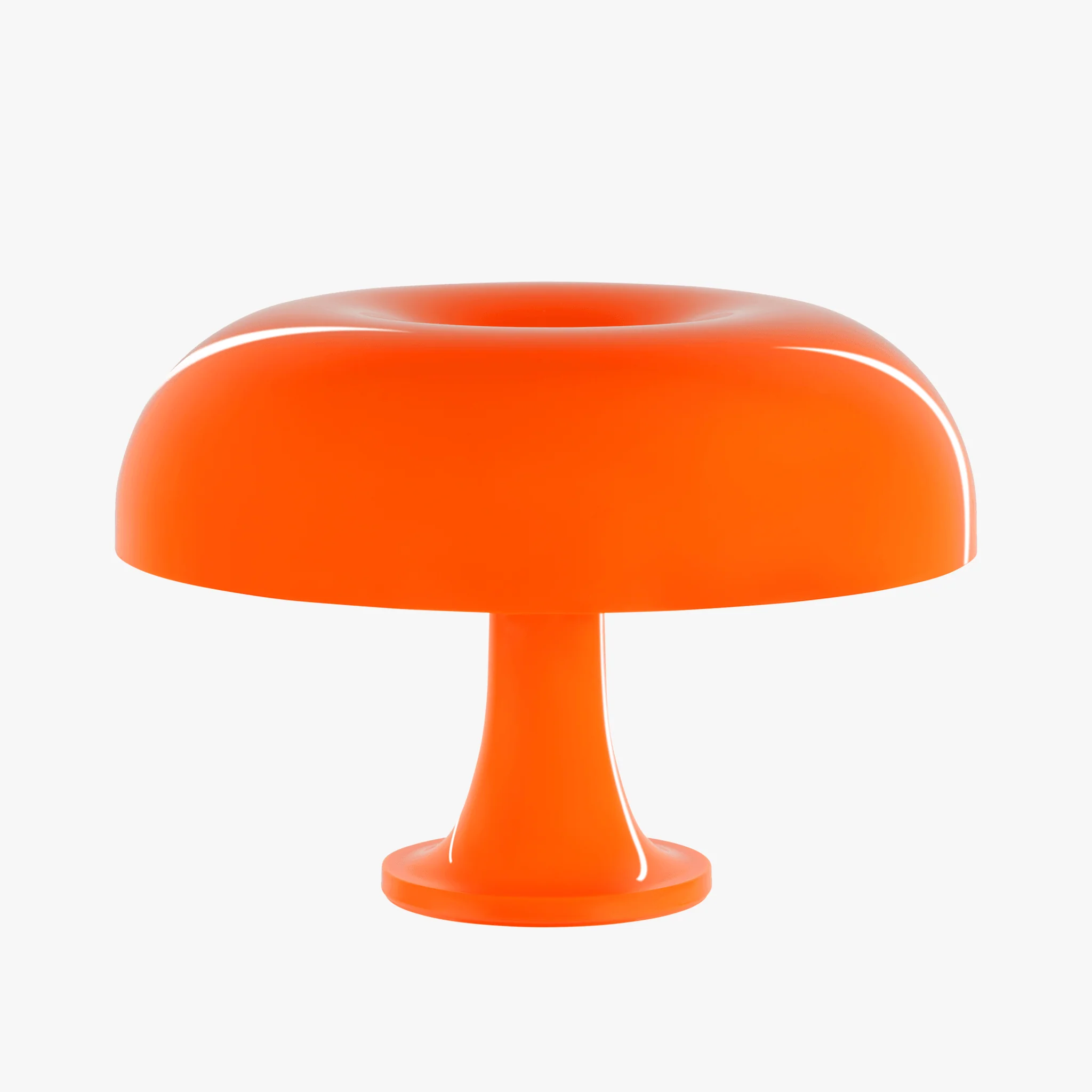 Orange Mushroom Lamp